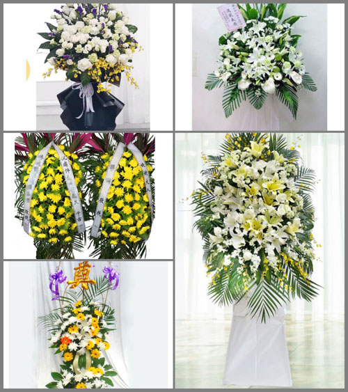 广东东莞市虎门镇白沙社区白事花篮预定